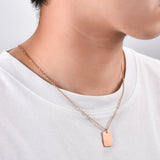 Tag Chain Necklace
