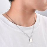Tag Chain Necklace