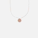 Round Tag Chain Necklace