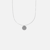 Round Tag Chain Necklace