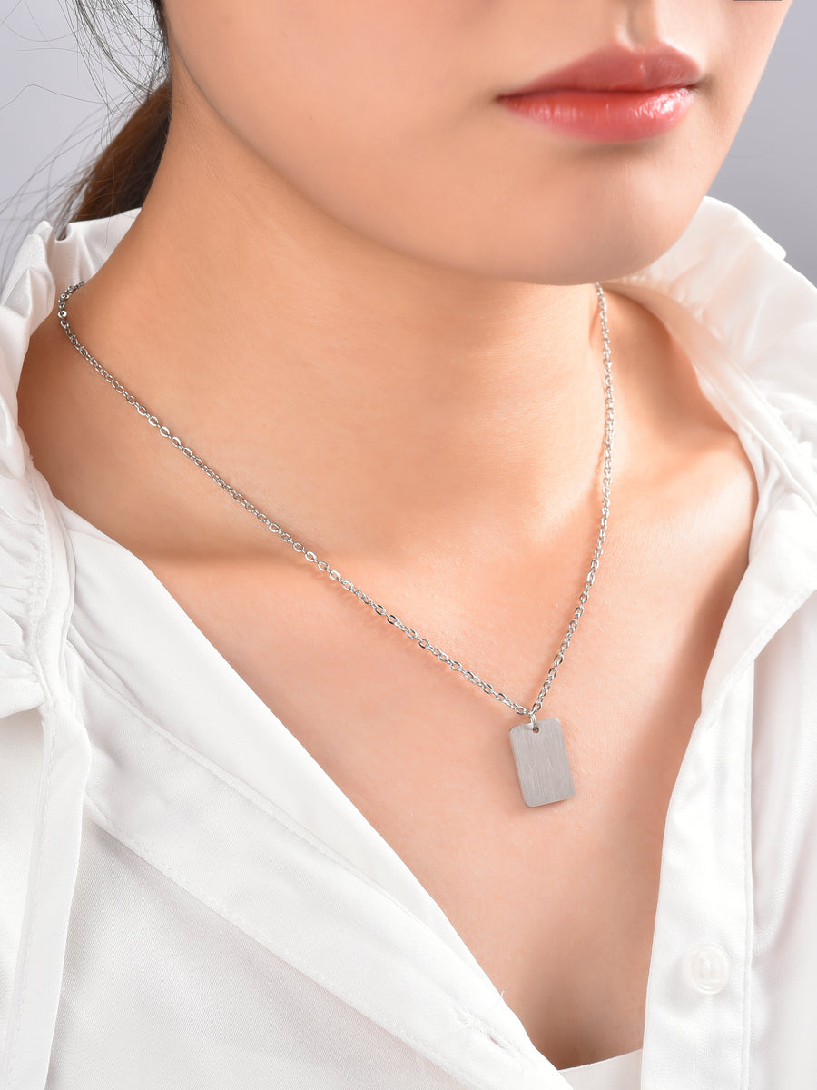 Tag Chain Necklace