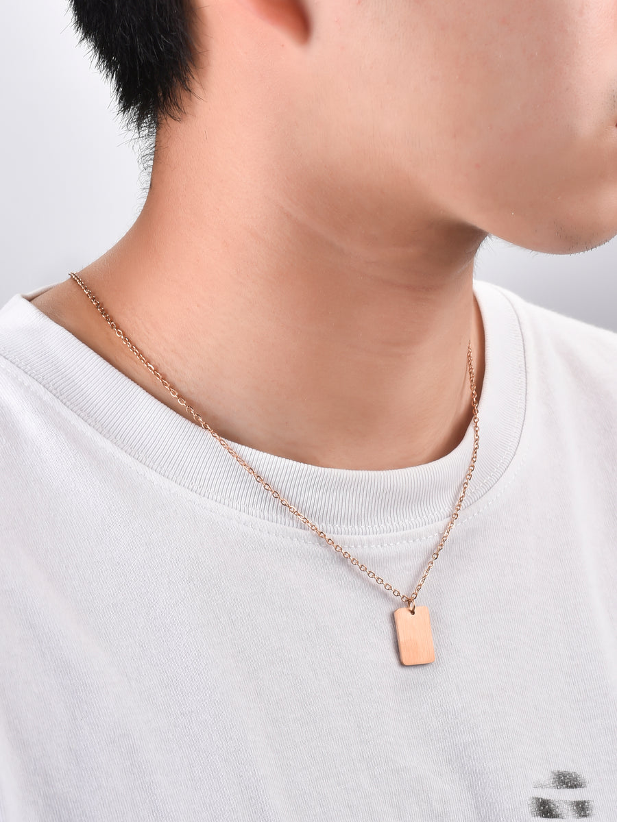 Tag Chain Necklace