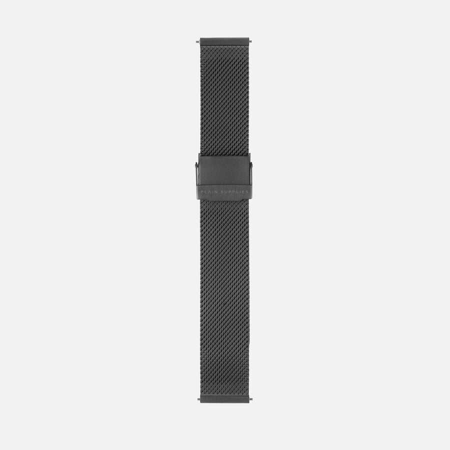 [Seconds & Sample Sale] 16/18/20mm Stainless Steel Mesh - Gunmetal