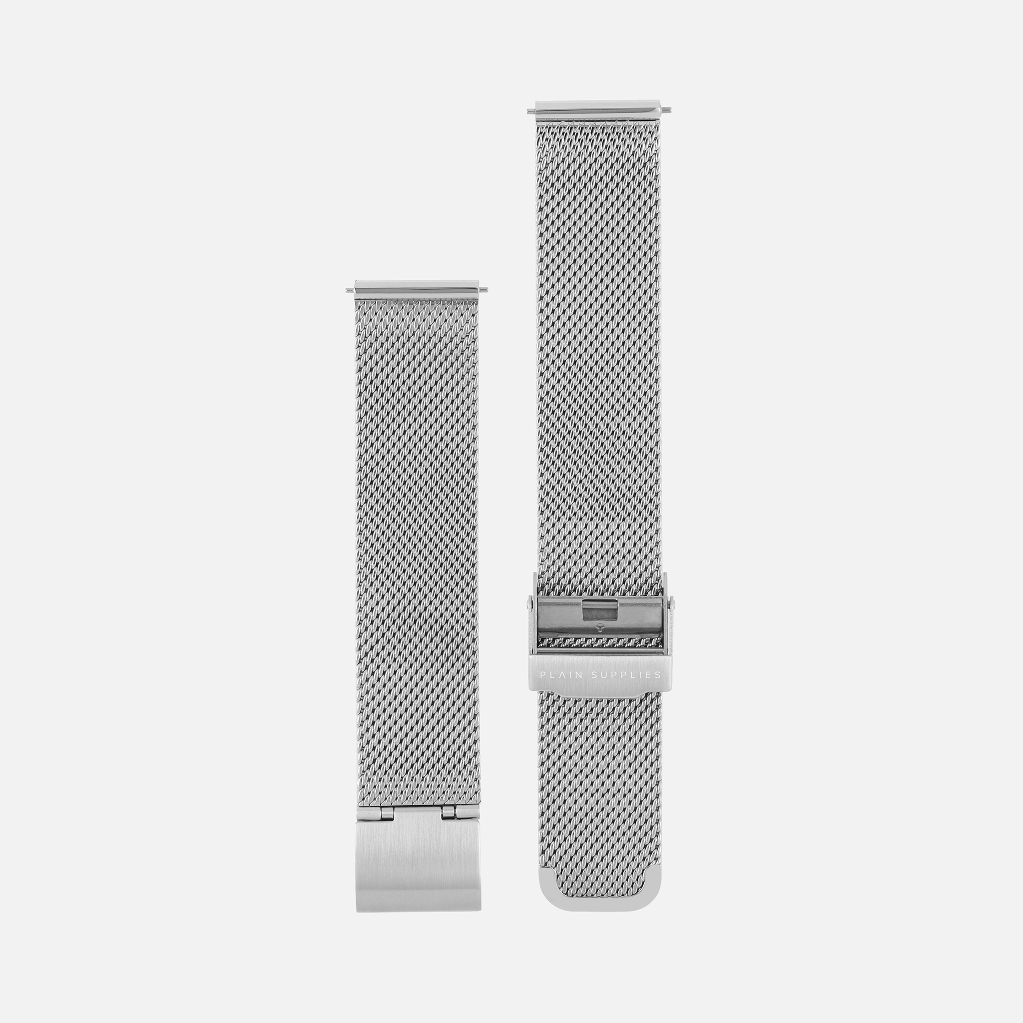 [Seconds & Sample Sale] 16/18/20mm Stainless Steel Mesh - Silver