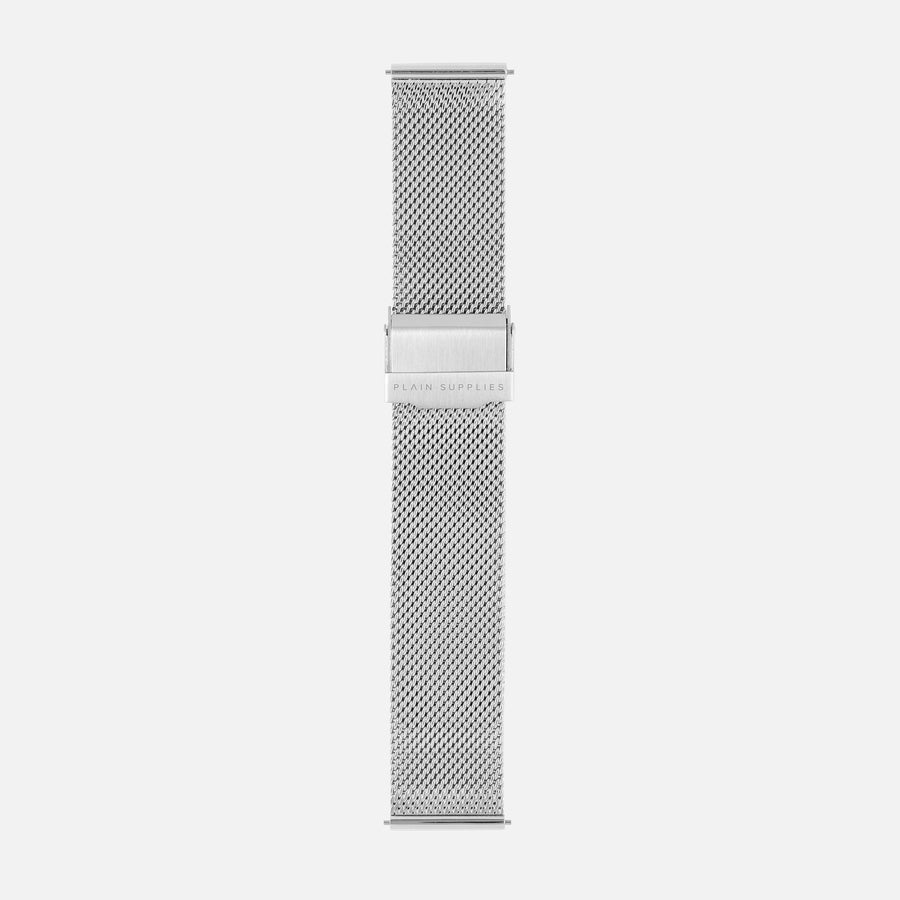 16/18/20mm Stainless Steel Mesh - Silver