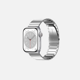 20mm/22mm Stainless Steel Chain Link Strap - Silver