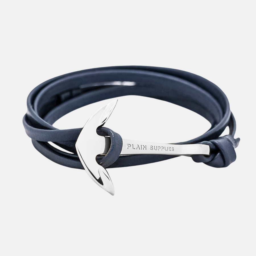 [Seconds & Sample Sale] Anchor Leather Bracelet