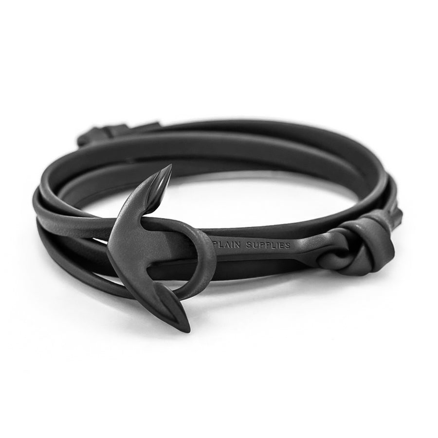 [Defect/Sample Sale] Anchor Leather Bracelet
