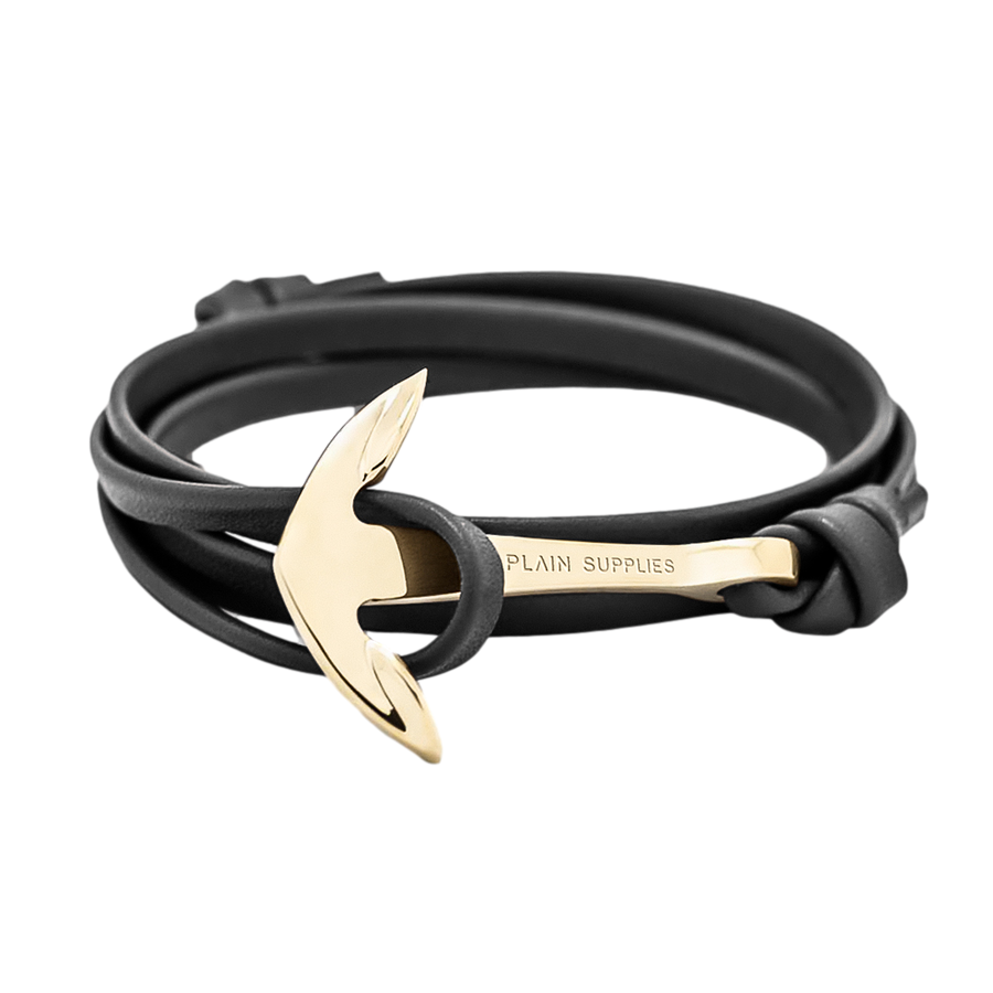 [Seconds & Sample Sale] Anchor Leather Bracelet