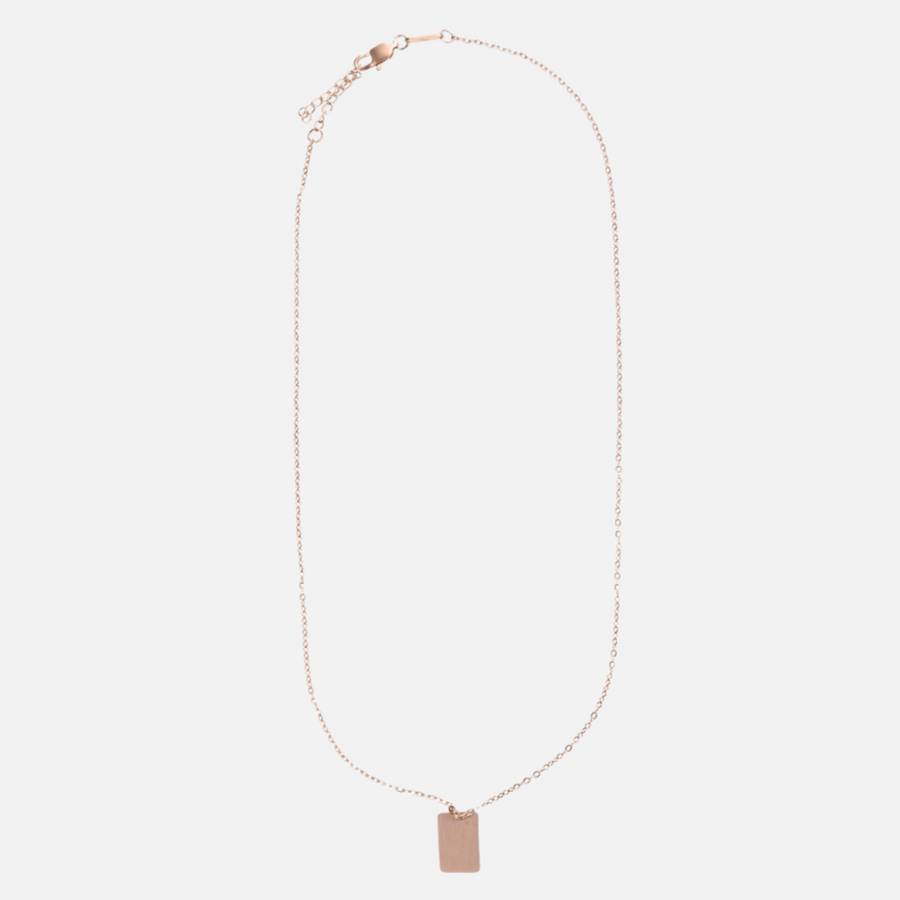 Tag Chain Necklace
