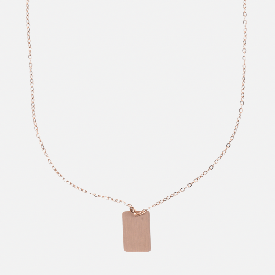 Tag Chain Necklace