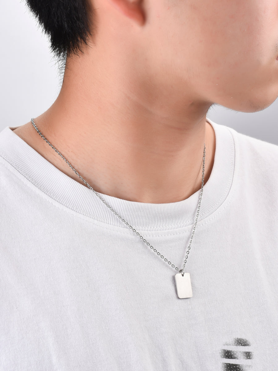 Tag Chain Necklace
