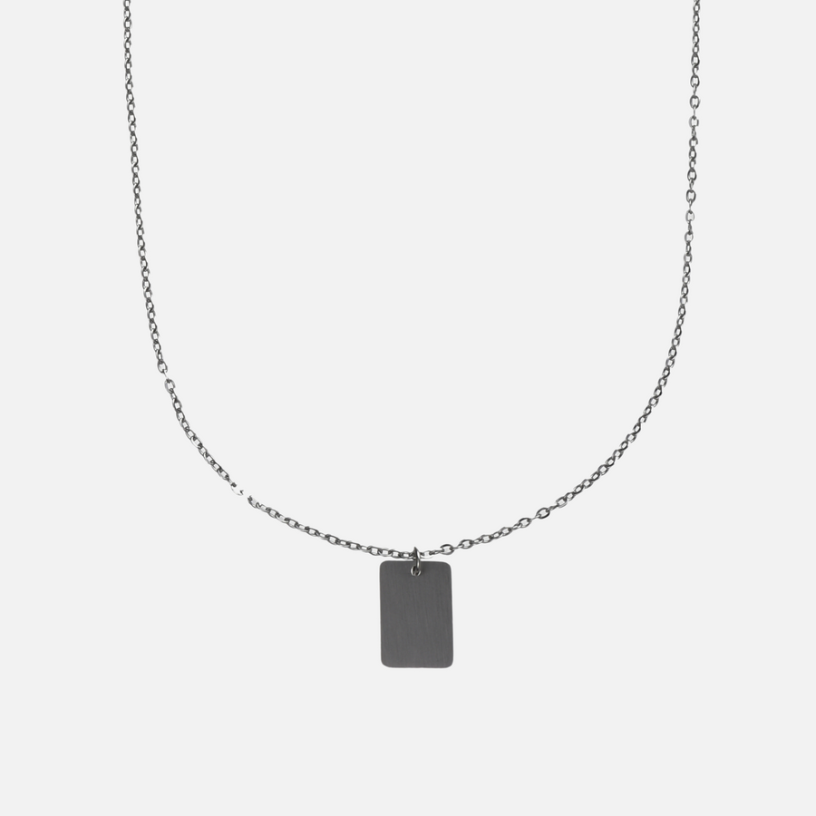 [Defect/Sample Sale] Tag Chain Necklace